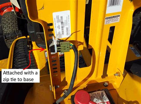 The first one, and the one nearest the pedal, seems to be the start safety. . Cub cadet brake safety switch bypass